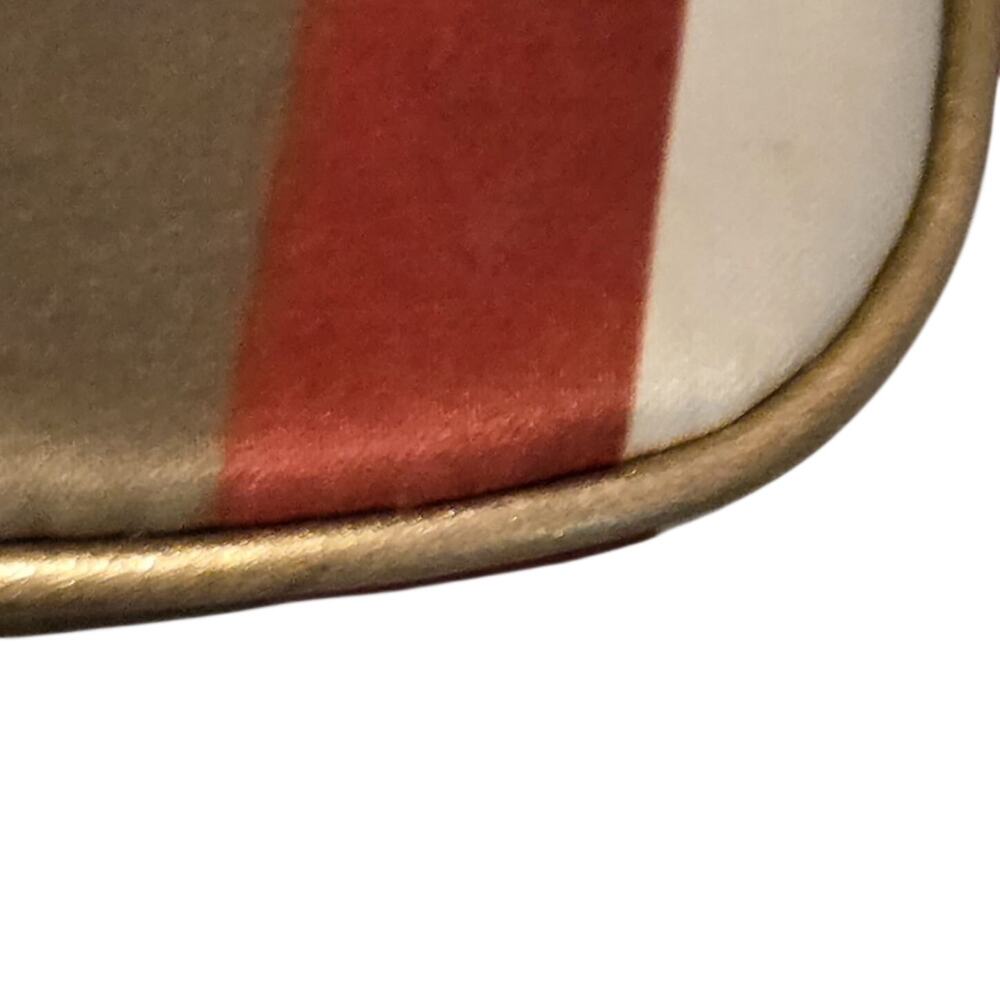 Coach Legacy Stripe Swingpack Crossbody Multicolor Satin Gold Trim Y2K Rare - Picture 6 of 13